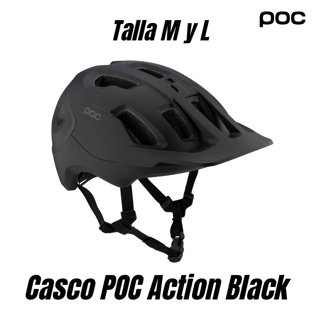CASCO POC AXION BLACK TALLA M Y L – Bike 503
